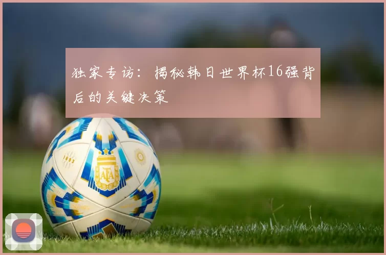 独家专访:揭秘韩日世界杯16强背后的关键决策