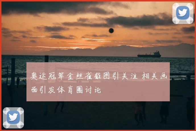 奥运冠军金丝雀截图引关注 相关画面引发体育圈讨论