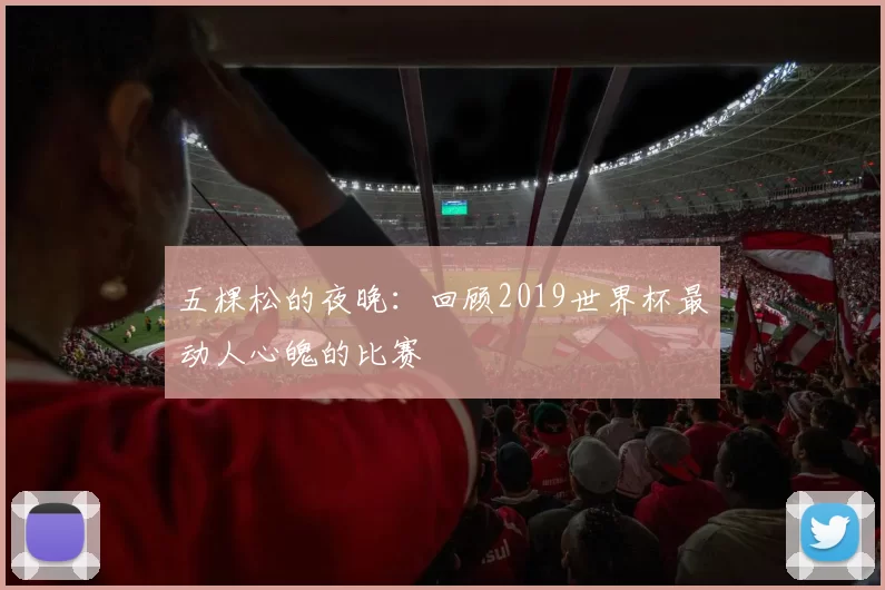 五棵松的夜晚:回顾2019世界杯最动人心魄的比赛